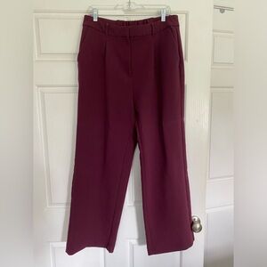 Elegant Women's Berry Pants